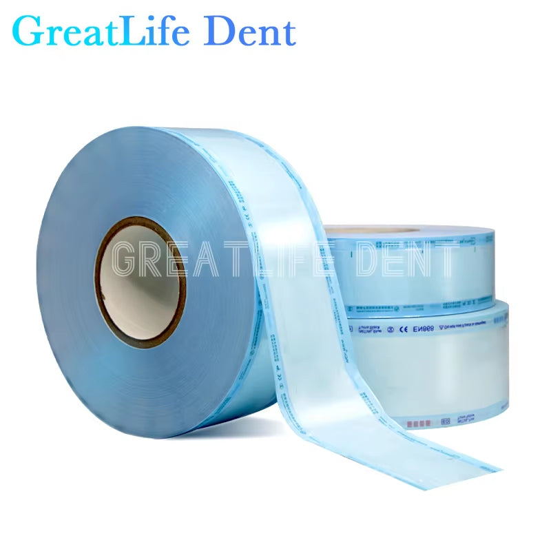 200M/Roll Wide 55/75/100/150Mm Sterilizing Bag Disposable Medical-Grade Steril Pouch Tattoo Dental Nail Art Bags