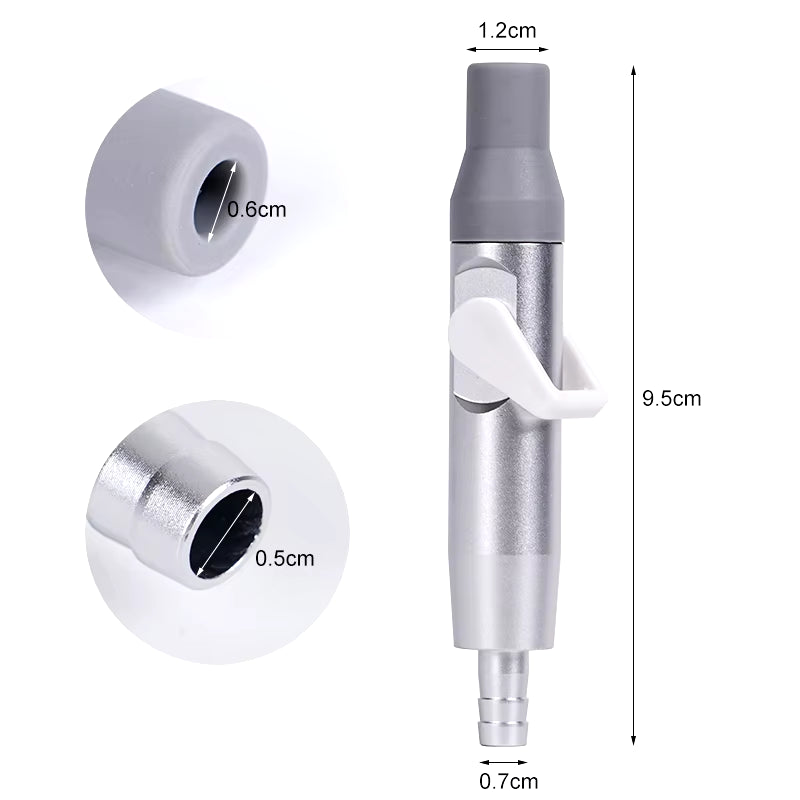 1Pc Dental Valve Saliva Ejector Suction Short Weak Handpiece Valves Oral Saliva Handpiece Tip Adapter Dental Accessories