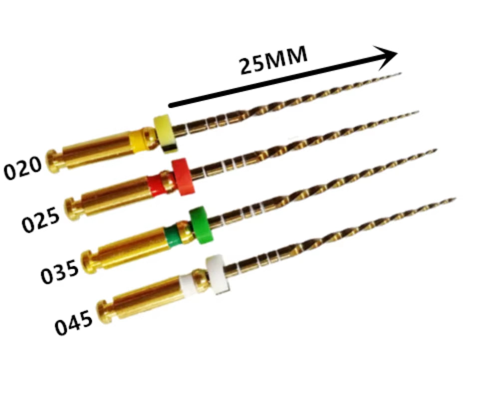 Dental Wave One Gold Rotary Files Endo Root Canal Treatment Dentistry Instrument Dental Reciprocating Endo Files