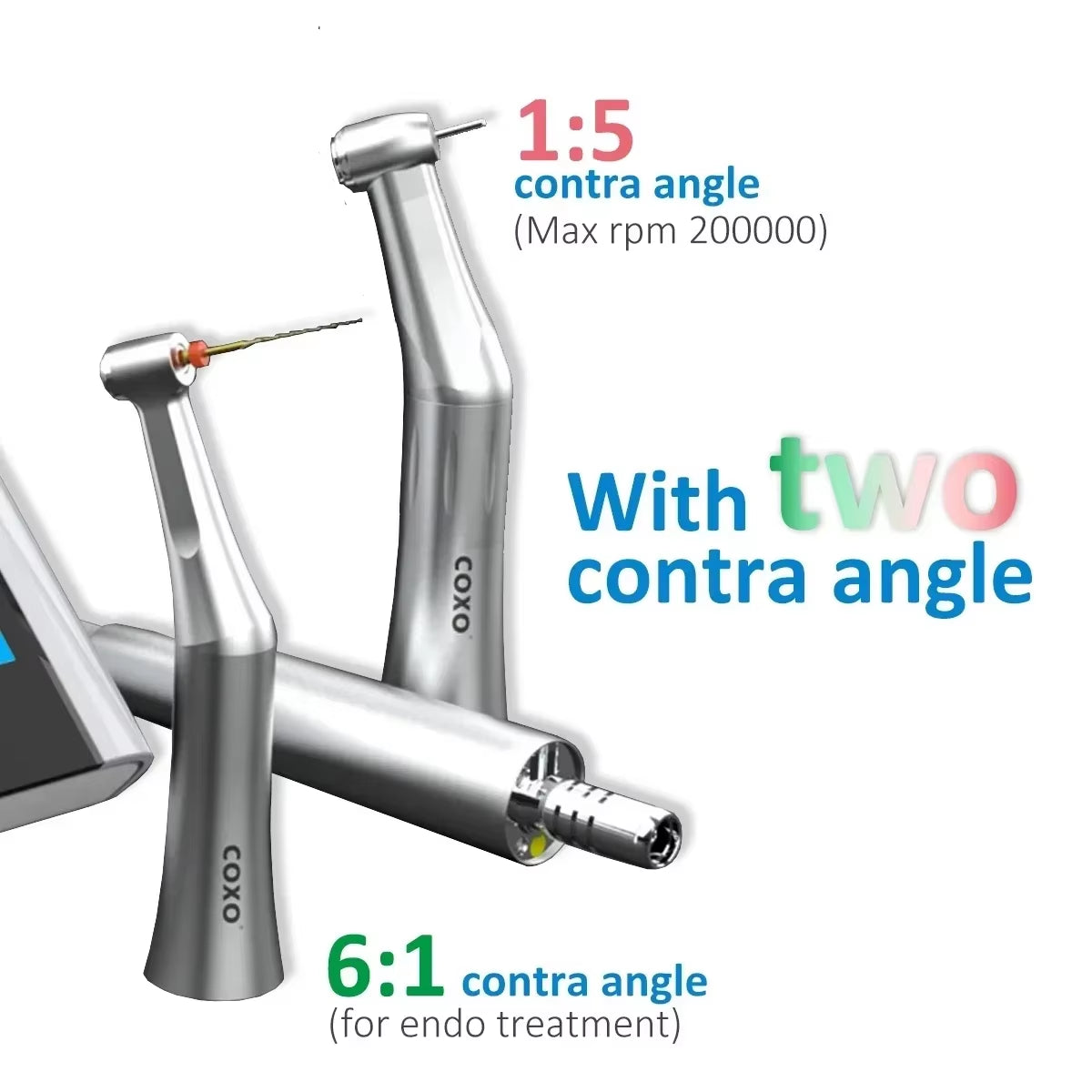 COXO C-Puma Master Dental Electric Motor with Endo Motor 2 in 1 Technology from Switzerland Brushless Motor 100-2000 LED Light