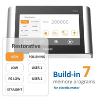 COXO C-Puma Master Dental Electric Motor with Endo Motor 2 in 1 Technology from Switzerland Brushless Motor 100-2000 LED Light