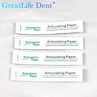 5Box Dental Articulating Paper Red Blue Strips 10Books/Box Dentist Tool Oral Teeth Care Tooth Bite