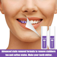 Colour Corrector Color Zähne 3Pcs Lila Zahnpasta Weisse Zähne Farbkorrektur Frilla Zahnpaste New Oral Foam Purple Toothpaste Zahnpasta Lila Teeth Whitening