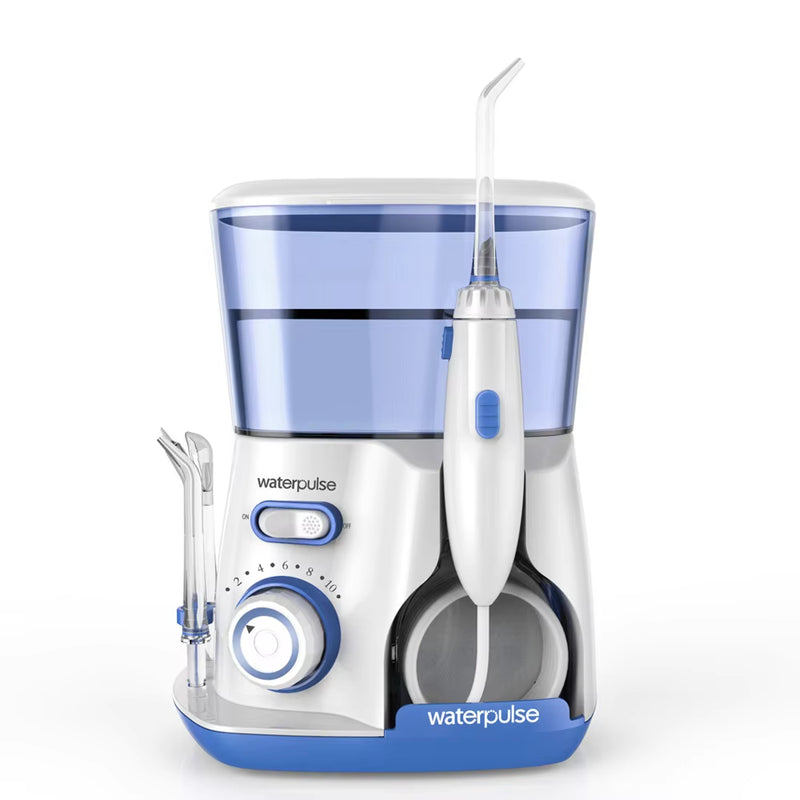 V300G Oral Irrigator 5Pcs Tips Dental Water Flosser Electric Cleaner 800Ml Oral Hygiene Dental Flosser for Oral Care