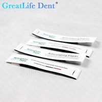 5Box Dental Articulating Paper Red Blue Strips 10Books/Box Dentist Tool Oral Teeth Care Tooth Bite