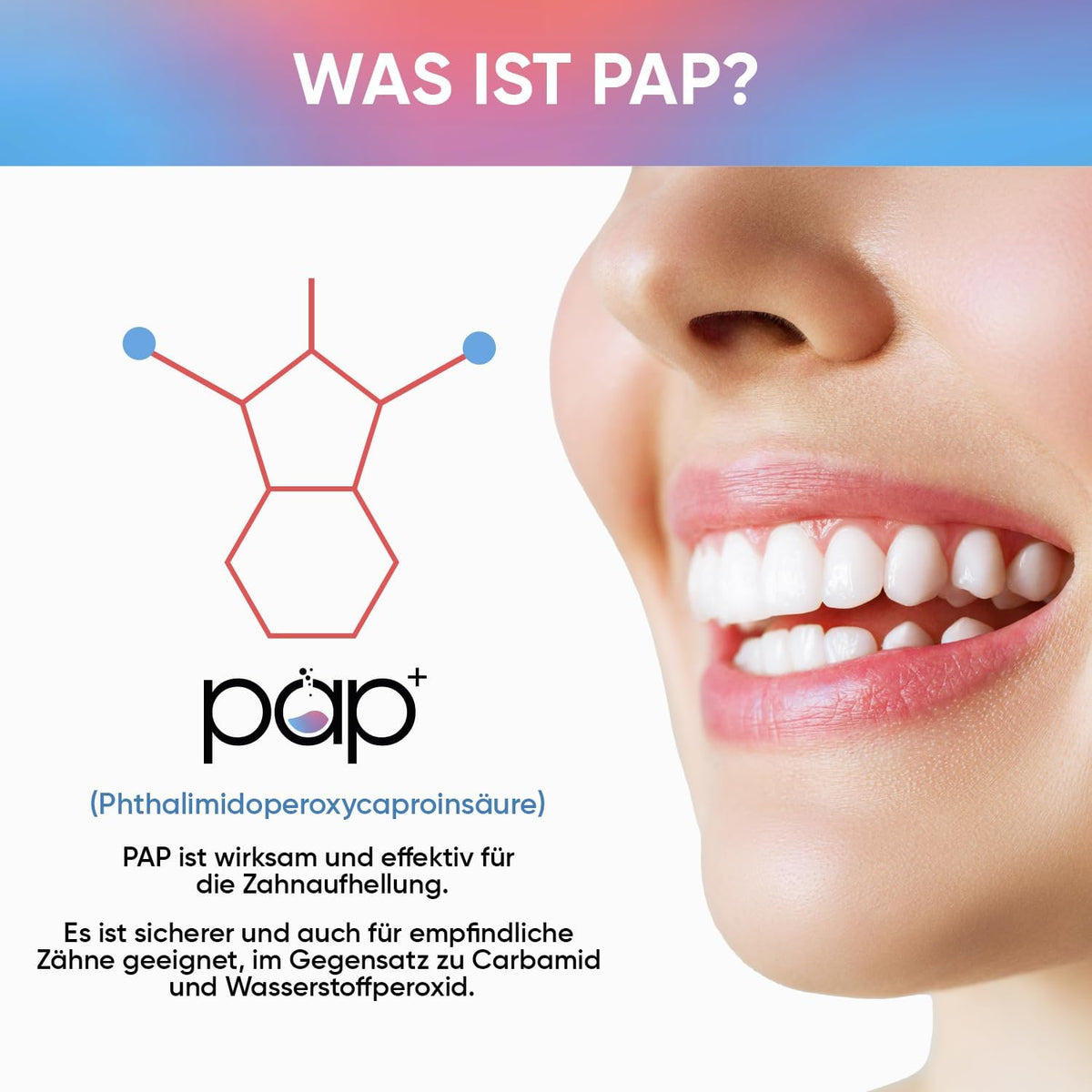 Zahnaufhellung Gel - 8 X 3Ml Nachfüllen Weiße Zähne Gel - Zahnsteinentferner & Fleckenentfernung - Peroxidfrei PAP+ - Zähne Aufhellen Spritzen Für Teeth Whitening Kit - Teeth Whitening Gel - Mysmile