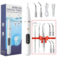 Ultrasonic Dental Scaler for Teeth Tartar Stain Tooth Calculus Remover Electric Sonic Teeth Plaque Cleaner Dental Stone Removal