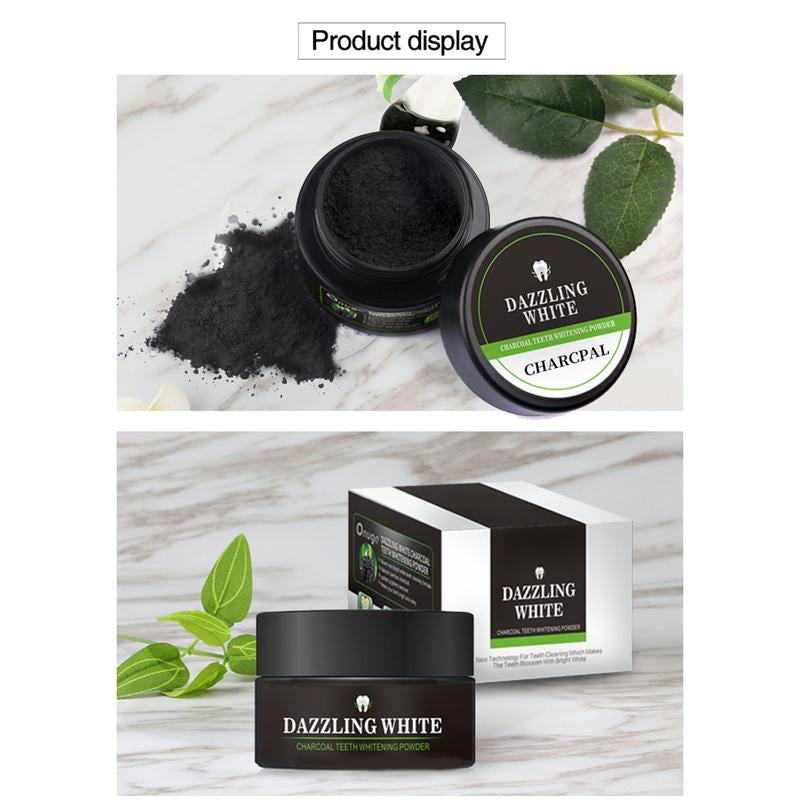 Tooth Powder, Stain Removalwhitening Tooth , Activated Carbon Whitening Tooth Powder, Cleansing Dental Oral Brush Charcoal Toothbrush