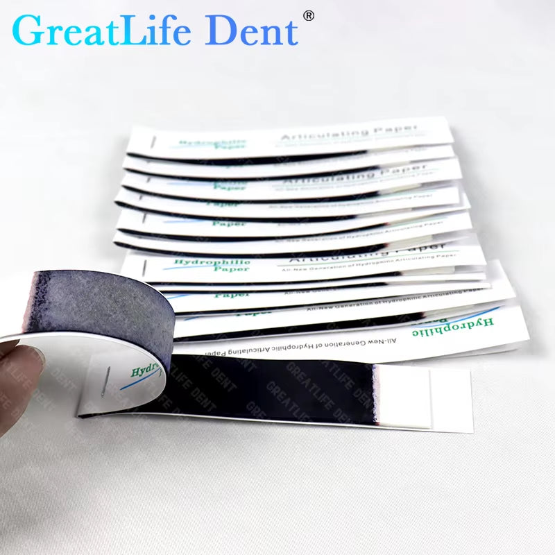 5Box Dental Articulating Paper Red Blue Strips 10Books/Box Dentist Tool Oral Teeth Care Tooth Bite