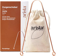 Arista Zungenreiniger Aus Kupfer, Zungenschaber Kupfer, Mundgeruch Bekämpfen, Ayurvedischer Zungenschaber, Zungenreiniger Kupfer, Antimikrobielle Wirkung, Zungenkratzer, Zungenreiniger Ayurveda