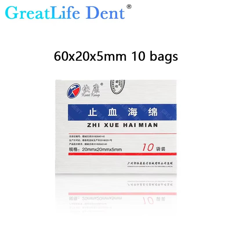 Dental Hemostasis Sponge Pharmaceutical Gel Hemostatic Gelatin Medical Collagen Stops Hematopoietic Sedge Cotton